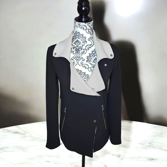 ARITZIA WILFRED Black & Cream Jacket - XXSmall - Picture 2 of 8